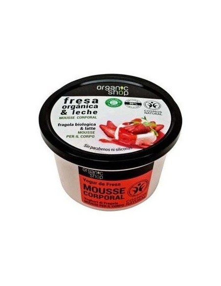 Mousse Corporal Vitaminica Fresa 250Ml. de Organic Shop