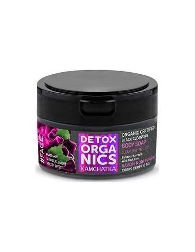 Detox Jabon Corporal Limpiador Negro 200Ml. Eco de Natura Siberica