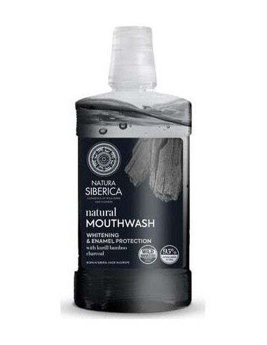 Enjuague Bucal Natural Carbon De Bambu 520Ml. de Natura Siberica