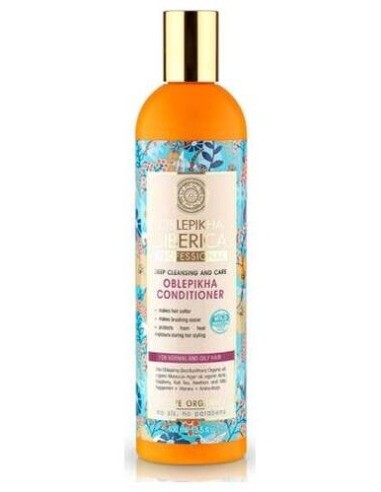Oblepikha Acondicionador Limpieza Profunda 400Ml. de Natura Siberica