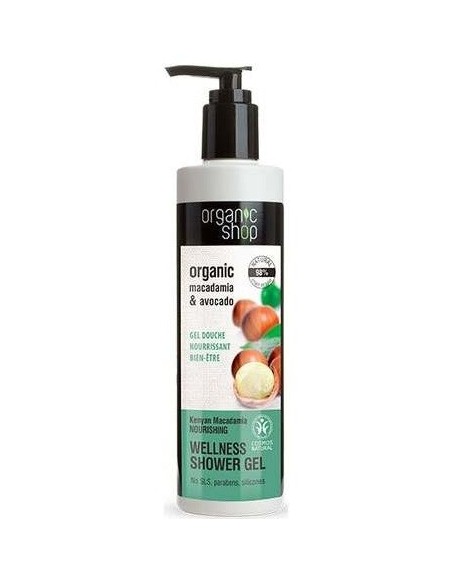 Gel De Ducha Nutritivo Macadamia-Aguacate 280Ml. de Organic Shop