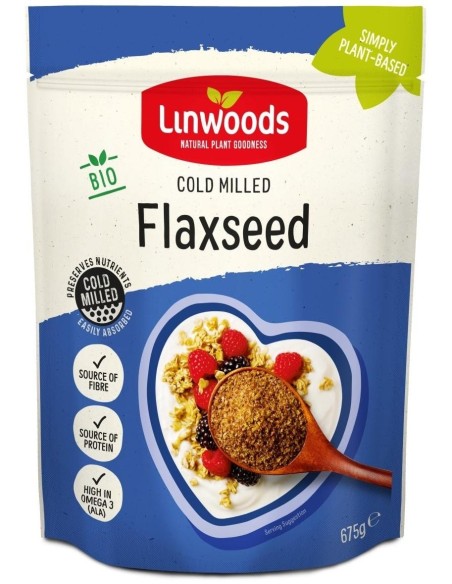 Semillas De Lino Molido 675Gr. Bio de Linwoods