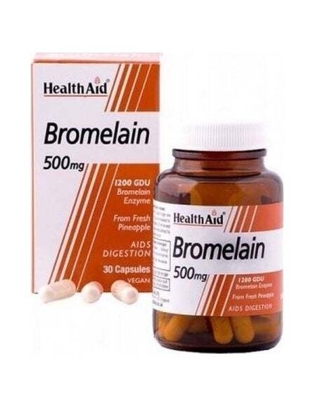 Bromelina 500 Mg 30 Vcáps de Health Aid