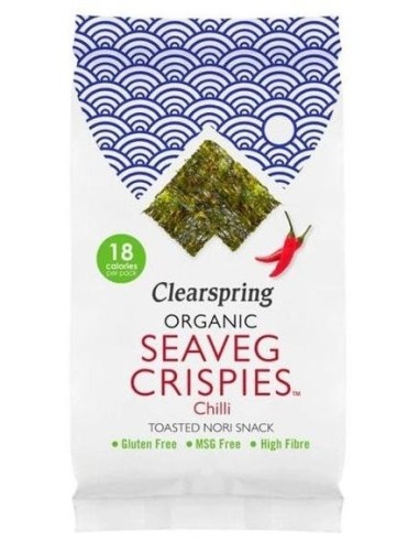 Alga Nori Tostada Con Chili Snack 4Gr. de Clearspring