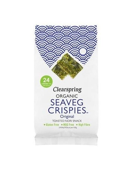 Snack De Alga Nori Tostada Bio  4 G de Clearspring