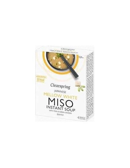 Sopa De Miso Y Tofu Suave (4X10G) de Clearspring