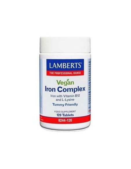 Complejo de Hierro Vegano 120 de Lamberts