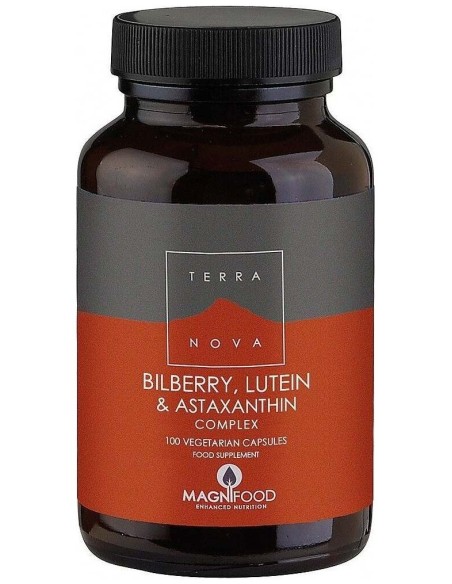 Mirtilo, Luteína Y Astaxantina Complex 100 Vcáps de Terranova