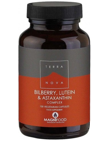 Mirtilo, Luteína Y Astaxantina Complex 100 Vcáps de Terranova