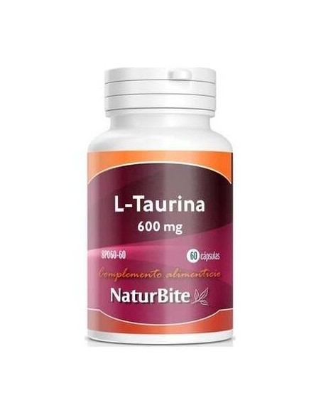 L-Taurina 600Mg. 60Cap. de Naturbite