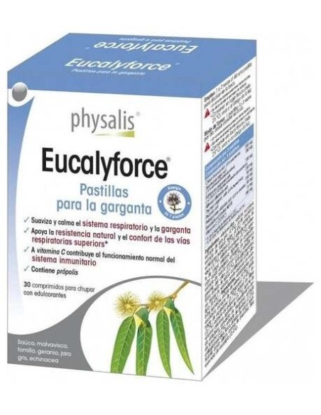 Eucalyforce® Pastillas para La Garganta de Physalis