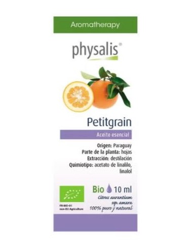 Esencia Petitgrain 10Ml. Bio de Physalis