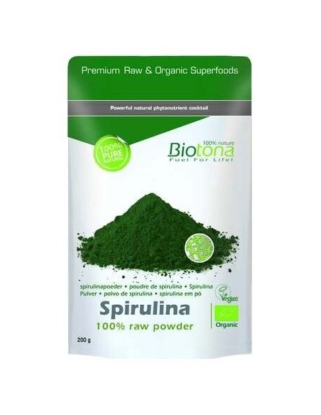 Spirulina Raw Power 200Gr. Bio de Biotona