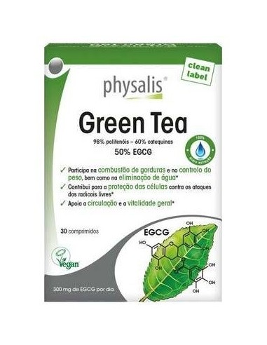 Green Tea 30Comp. Vegan de Physalis