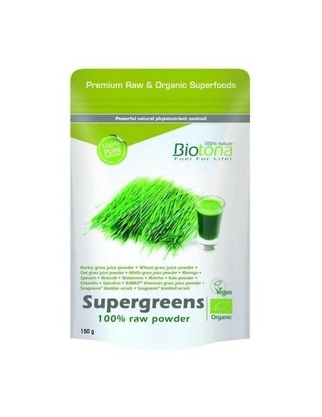 Supergreens Raw Powder de Biotona