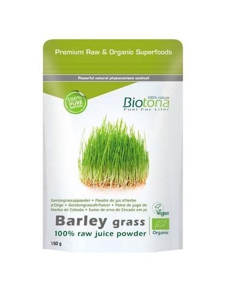 Barley Grass Raw Juice Powder de Biotona