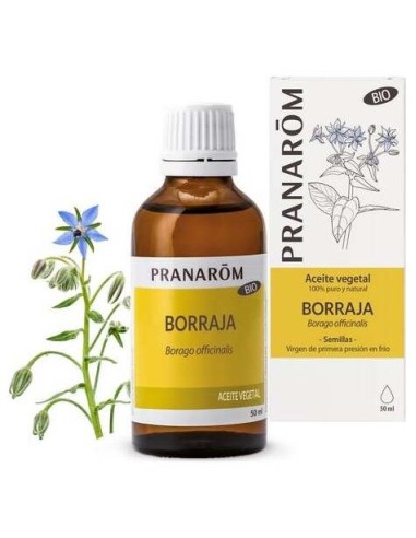 Borraja Aceite Vegetal Virgen 50Ml. de Pranarom Aceites