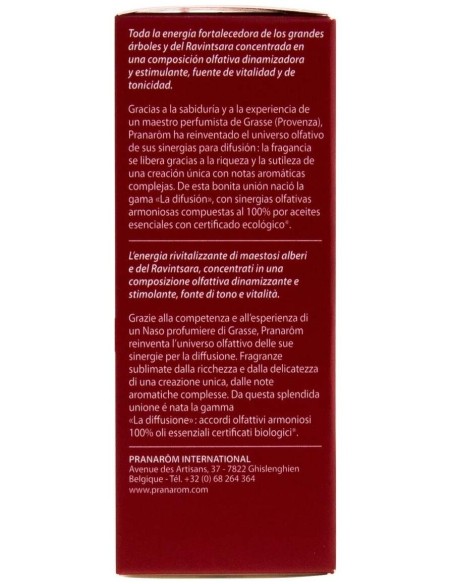 Fuerza Y Vitalidad Aceite Difusion 30Ml. Bio de Pranarom Difusion