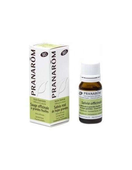 Salvia Real Hojas Grandes Aceite Esencial Bio 10Ml de Pranarom Aceites