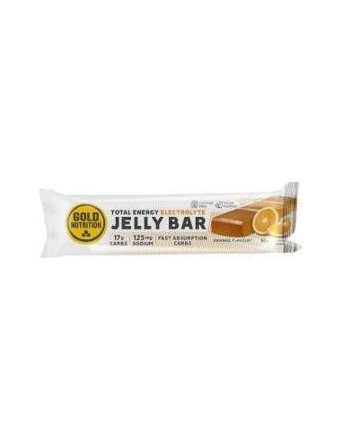 Jelly Bar Total Energy Electrolyte Orange 15Uds. de Gold Nutrition