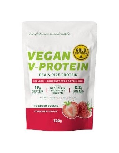 V-Protein Fresa 720Gr. de Gold Nutrition