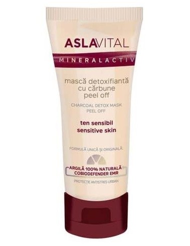 Mascarilla Detoxificante Peel Off Con Carbon 100Ml de Asla Vital (Dra. Ana Aslan)