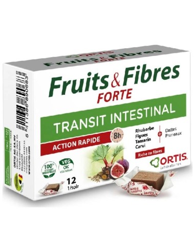 Frutas Y Fibras Forte 12Cubitos de Ortis
