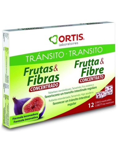 Frutas Y Fibras Forte 12Cubitos de Ortis