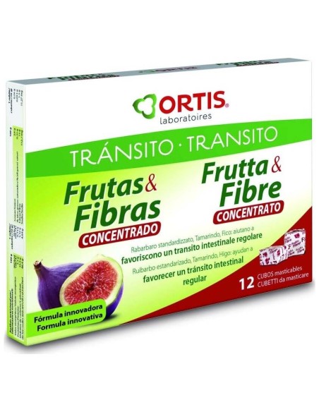 Frutas Y Fibras Forte 12Cubitos de Ortis