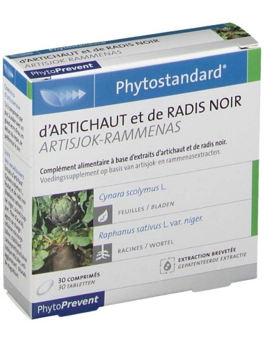 Phytostandard Alcachofa-Rabano Negro 30Comp. de Pileje