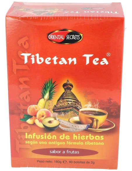 Tibetan Tea Sabor Frutas 90S Sobres de Tibetan Tea
