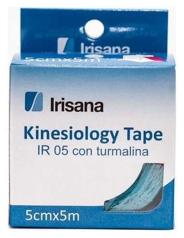 Kinesiology Tape Con Turmalina 5Cmx5M Azul Ir05.Az de Irisana