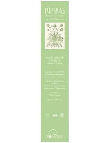 Herbal Incense Memorias Oriente 5Packsx12Uds. de Bioaroma