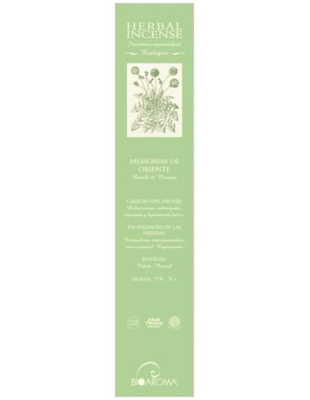 Herbal Incense Memorias Oriente 5Packsx12Uds. de Bioaroma