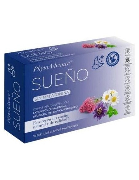 Phytoadvance Sueño Sin Melatonina 30Pastillas Mast de Phytoadvance