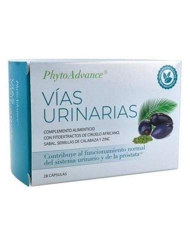 Phytoadvance Vías Urinarias 30 Cap  Cuidado Natural Efectivo