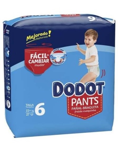 Dodot Pañal Inf Pants T 6 +15 Kg 28 U de Dodot