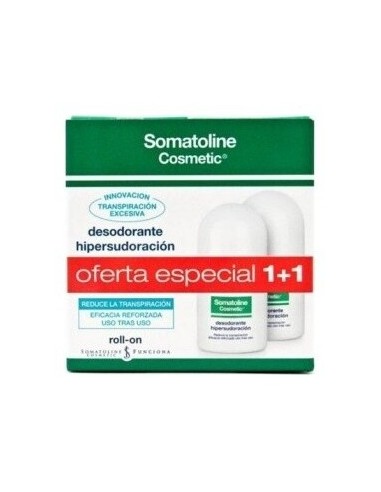 Somatoline Pack Desodorante Roll-On 40 Ml 2 X 1 Somatoline