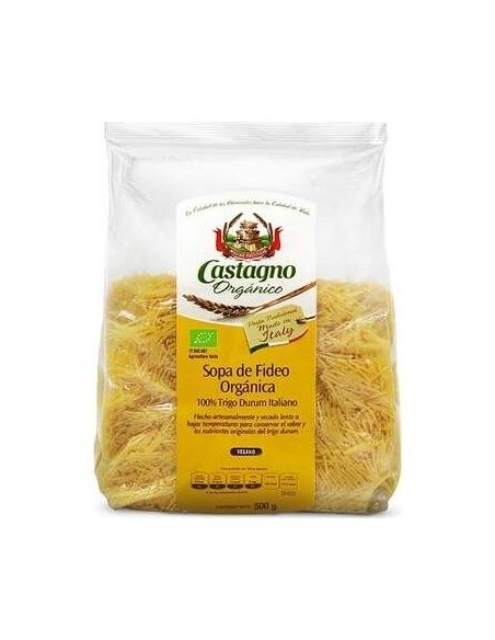 Fideos Finos De Trigo Duro 500 gramos Eco de Castagno