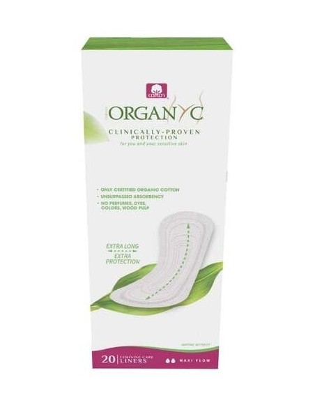 Salvaslip Maxi 20Uds. de Organyc