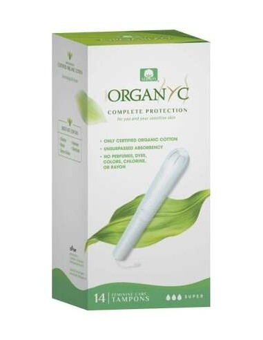 Tampones Super Con Aplicador 14Ud. de Organyc