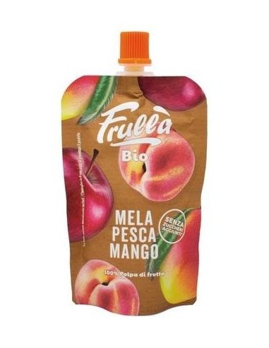 Pure De Manzana Melocoton Y Mango 18 Uds X 100Gr. Bio de Frulla