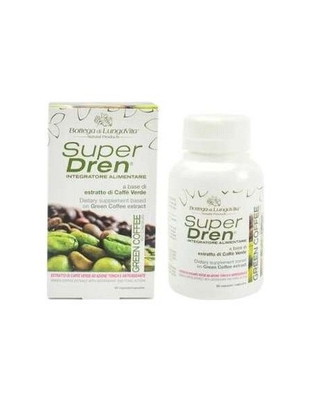 Super Dren Capsulas Cafe Verde 60Cap. de Bottega Di Lungavita