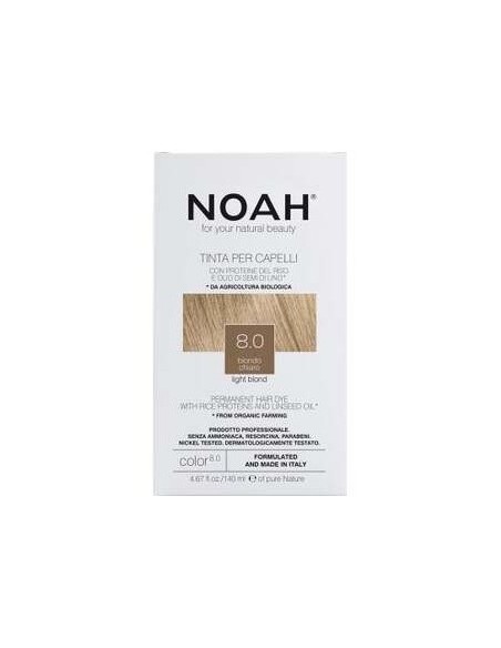 Tinte Capilar Rubio Claro 8.0 140Ml. de Noah