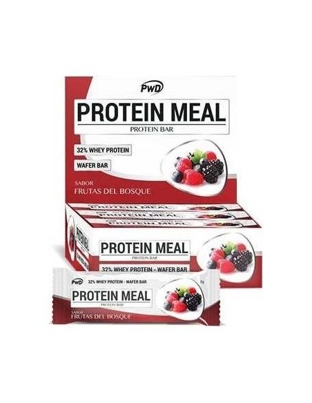 Protein Meal Barritas Frutas Del Bosque 12Uds. de Pwd