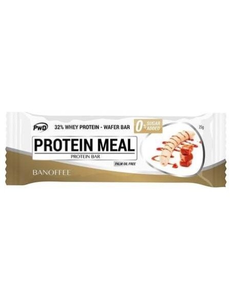 Protein Meal Barritas Banofee 12Uds. de Pwd