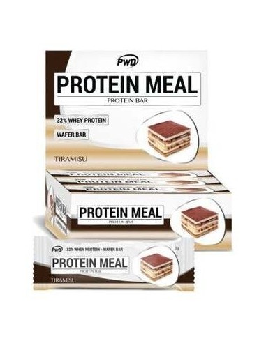 Protein Meal Barritas Tiramisu 12Uds. de Pwd