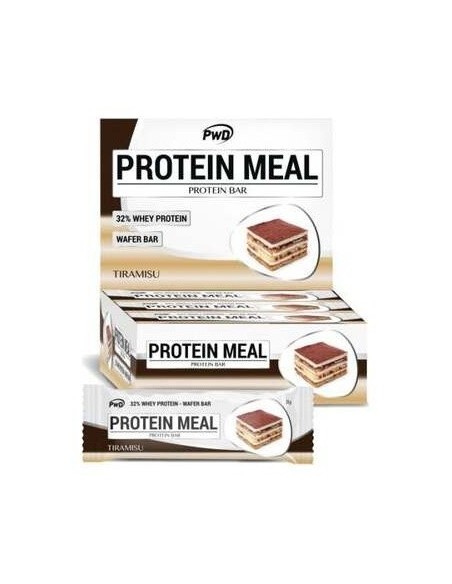 Protein Meal Barritas Tiramisu 12Uds. Pwd Nutrition