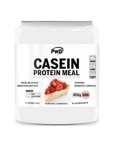 Casein Protein Meal Tarta De Queso Con Fresa 450Gr de Pwd Nutrition