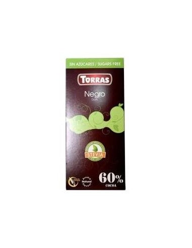 Chocolate Cacao 60% Stevia 100Gr de Torras
